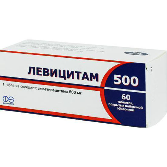 Левіцитам 500 таблетки 500 мг №60